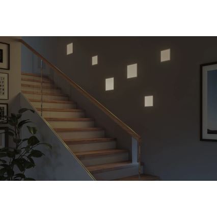Paulmann 93059 - LED/13W IP44 Dimerizável luminária de teto embutida para casa de banho AREO 230V 17,5x17,5 cm branca