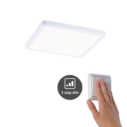 Paulmann 93059 - LED/13W IP44 Dimerizável luminária de teto embutida para casa de banho AREO 230V 17,5x17,5 cm branca