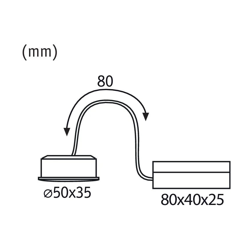 Paulmann 93079 - LED/6W Módulo de regulação NOVA 230V 4000K