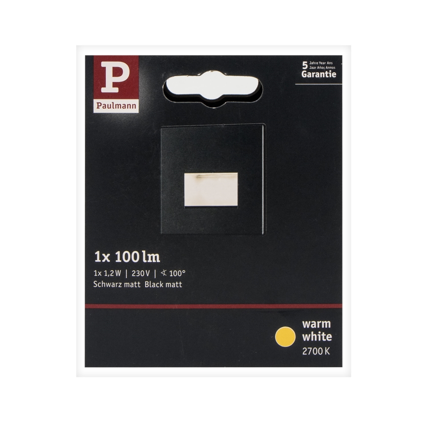 Paulmann 93094 - LED/1,2W Luminária de escada EDGE 230V