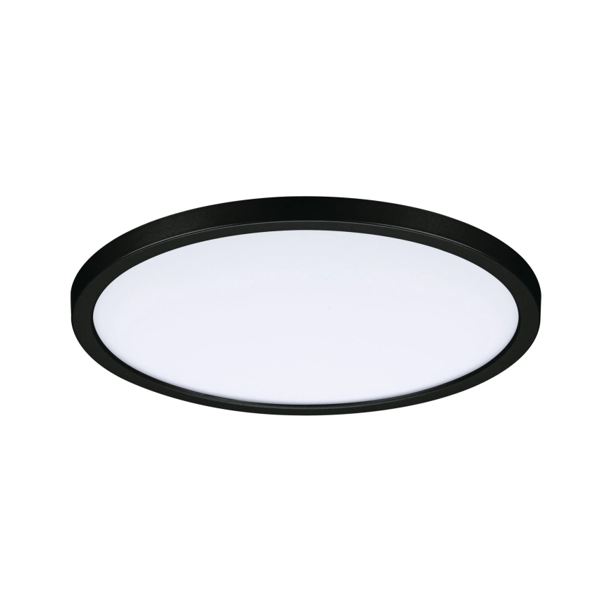 Paulmann 93102 - Luminária encastrada dimerizável para casa de banho AREO, LED 16 W, IP44, 230 V, 2000/3000/4000 K, Ø 23 cm, preto