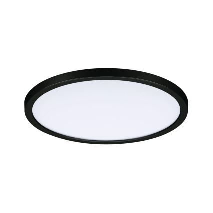 Paulmann 93102 - Luminária encastrável LED 16 W IP44 AREO para casa de banho, 230 V, 2000/3000/4000 K, Ø 23 cm, preto