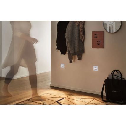 Paulmann 93133 - LED/1,2W Iluminação de escada com sensor EDGE 230V branco