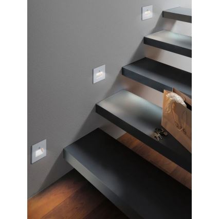 Paulmann 93133 - LED/1,2W Iluminação de escada com sensor EDGE 230V branco