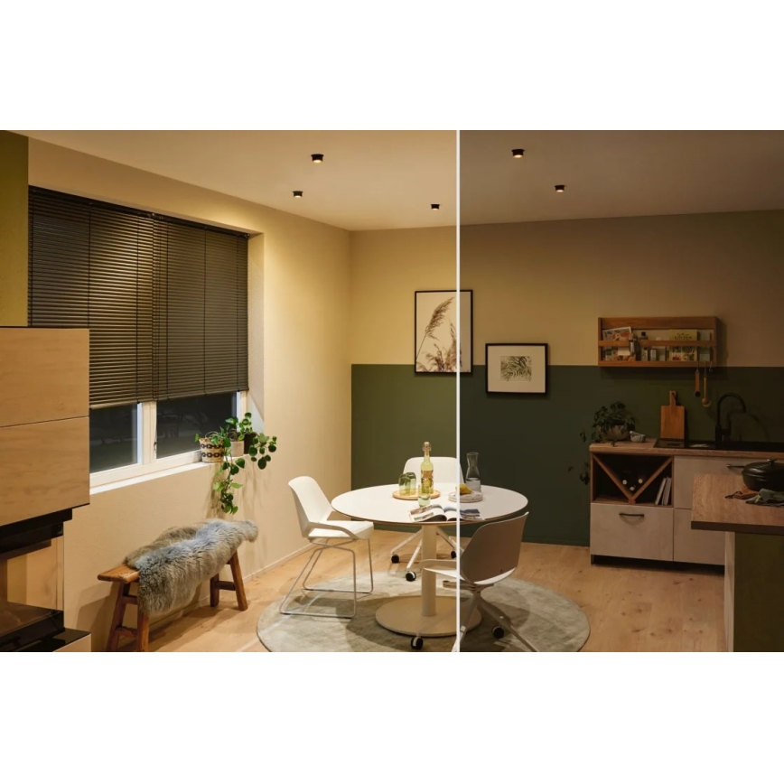 Paulmann 93379 - CONJUNTO 3xLED/6W IP44 Foco de encastrar de casa de banho com regulação GIL 230V