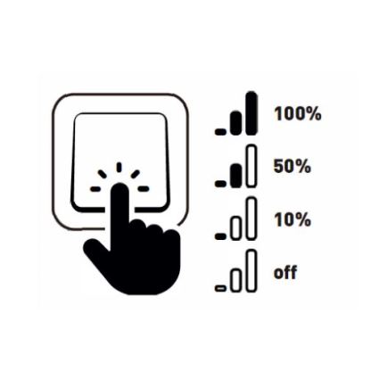 Paulmann 93379 - CONJUNTO 3xLED/6W IP44 Foco de encastrar de casa de banho com regulação GIL 230V