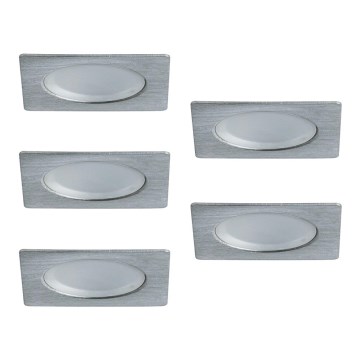 Paulmann 93587 - CONJUNTO 5xLED/0,4W Iluminação embutida 12V/230V 2700K