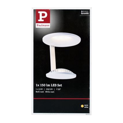 Paulmann 93591 - LED/2,5W Luz de teto GLINT 230V