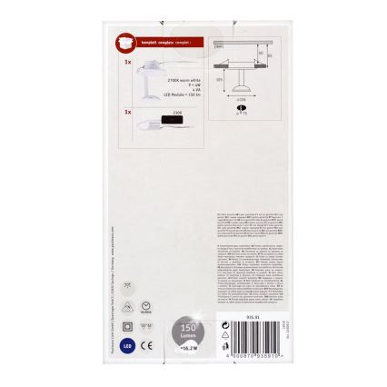 Paulmann 93591 - LED/2,5W Luz de teto GLINT 230V