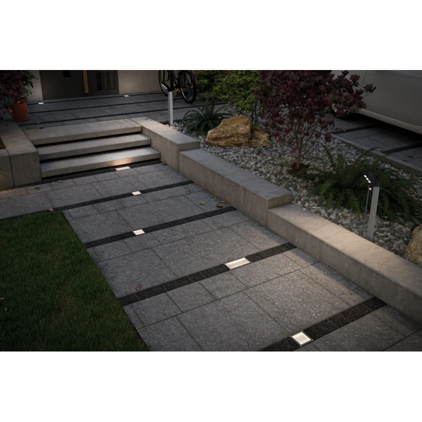 Paulmann 93774 - LED/0,24W IP67 Luminária solar para entrada CUBE 1,2V 1200 mAh