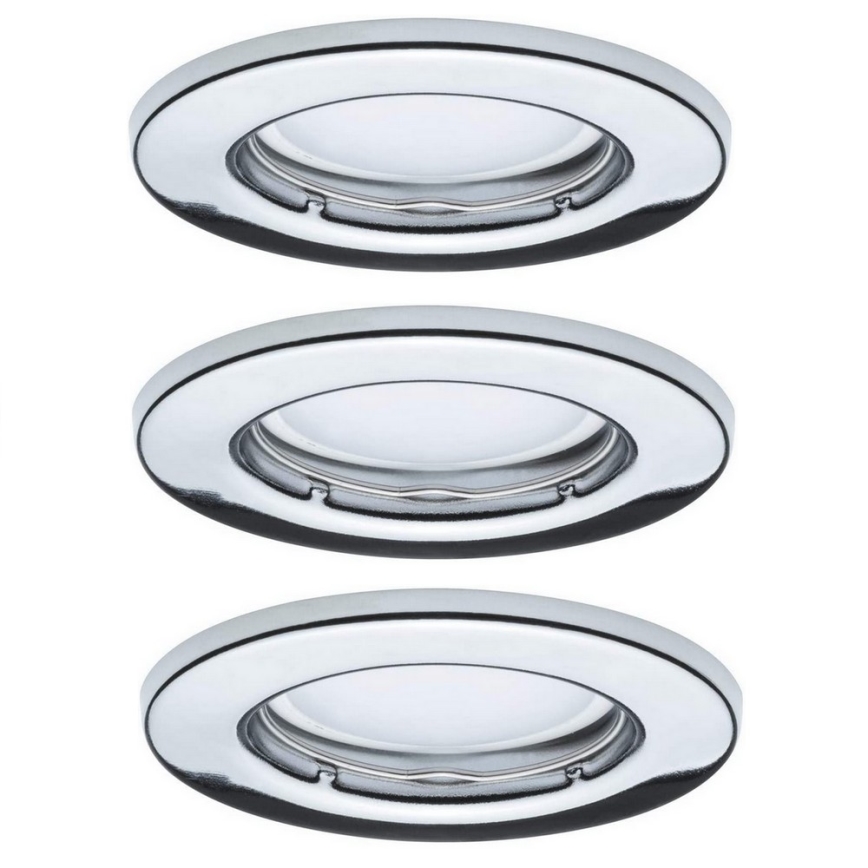 Paulmann 93853 - CONJUNTO 3xLED-GU10/4,5W Luz embutida STARR 230V