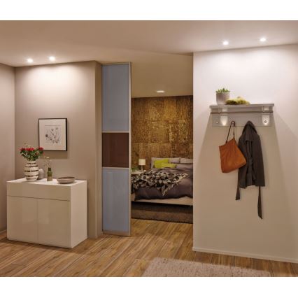 Paulmann 93871 - Luminária encastrável LED/6W IP23 dimerizável para casa de banho COIN 230V