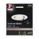 Paulmann 93945 - LED/6,8W IP23 Iluminação embutida de casa de banho com regulação COIN 230V