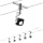 Paulmann 94081 - CONJUNTO 5xLED/5W Foco para um sistema de cordas 230V preto