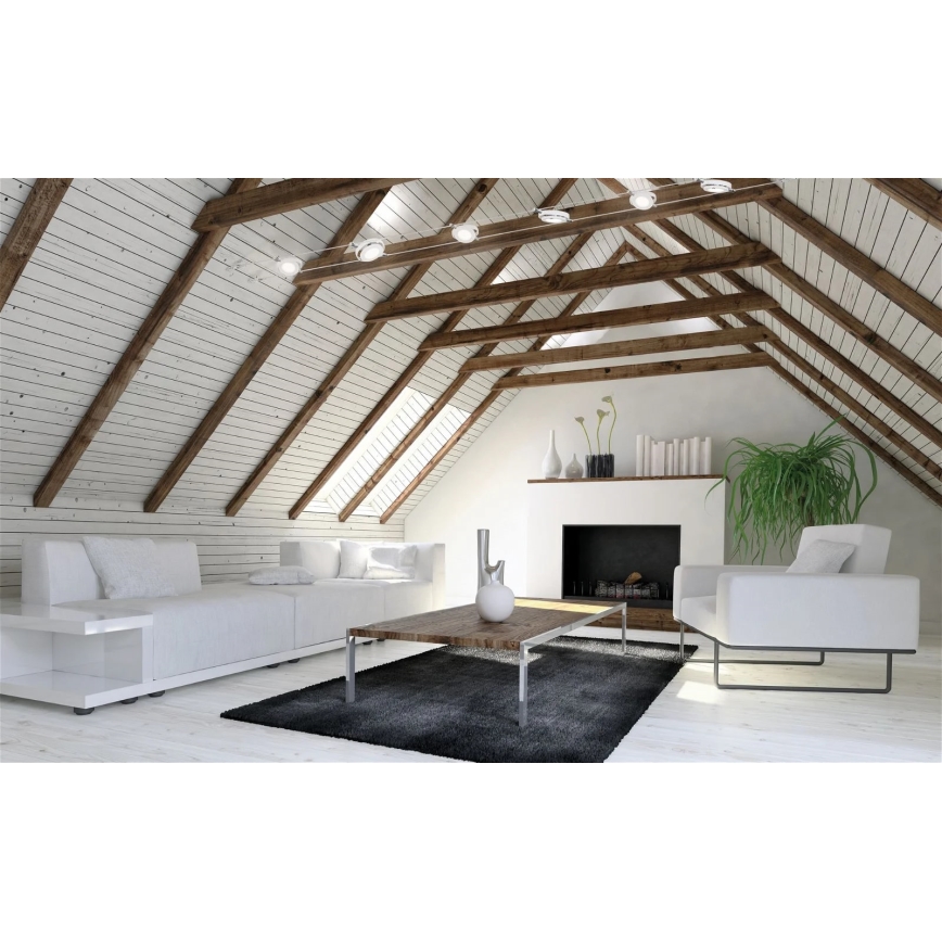 Paulmann 94106 - CONJUNTO 6xLED/4W Spot para sistema de cable ROUNDMAC 230V branco