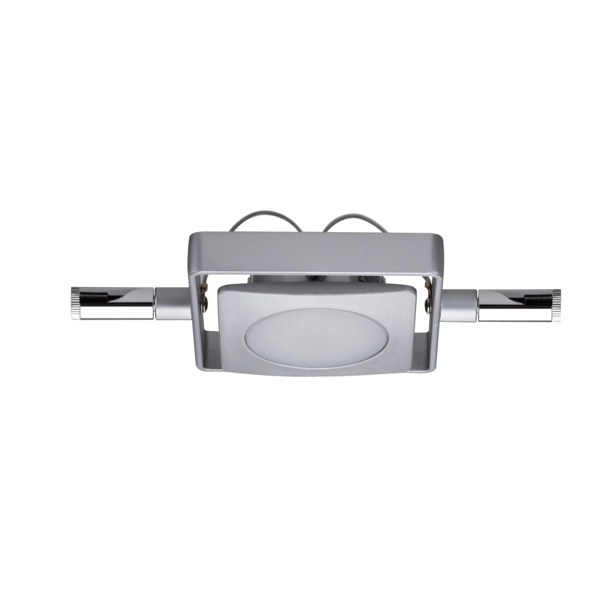 Paulmann 94107 - Kit 4x LED de 4,3 W, sistema completo de cabos MAC 230 V, acabamento cromado mate