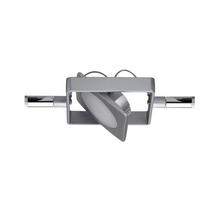 Paulmann 94107 - Kit 4x LED de 4,3 W, sistema completo de cabos MAC 230 V, acabamento cromado mate
