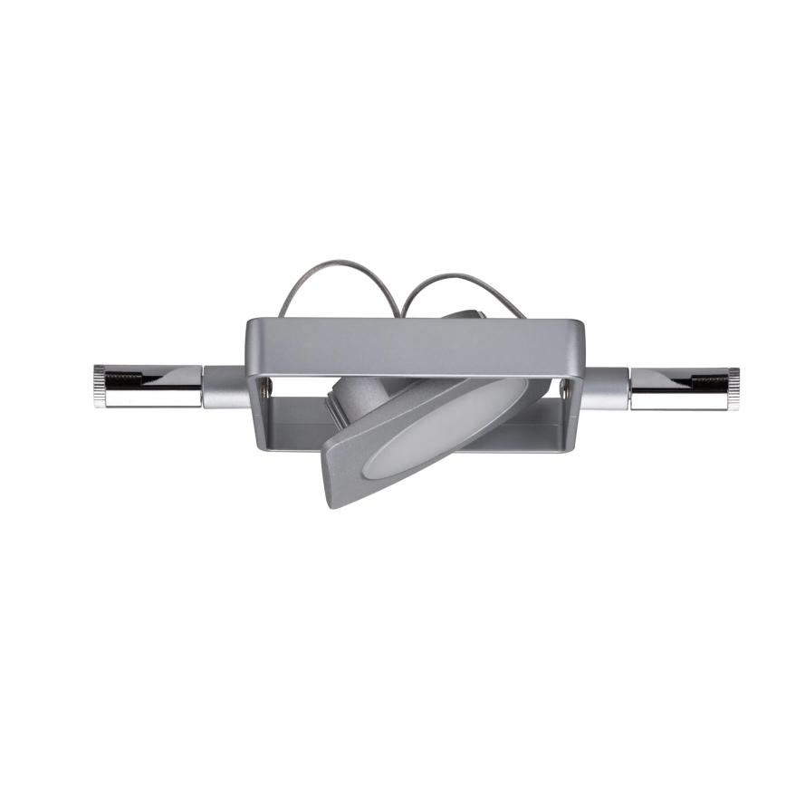 Paulmann 94107 - Kit 4x LED de 4,3 W, sistema completo de cabos MAC 230 V, acabamento cromado mate