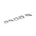 Paulmann 94108 - CONJUNTO 5xLED/4,3W Spot para sistema de cable MAC 230V cromo mate