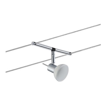 Paulmann 94131 - 1xGU5,3/10W Spot embutido para sistema de cabos SHEELA 12V cromo brillante