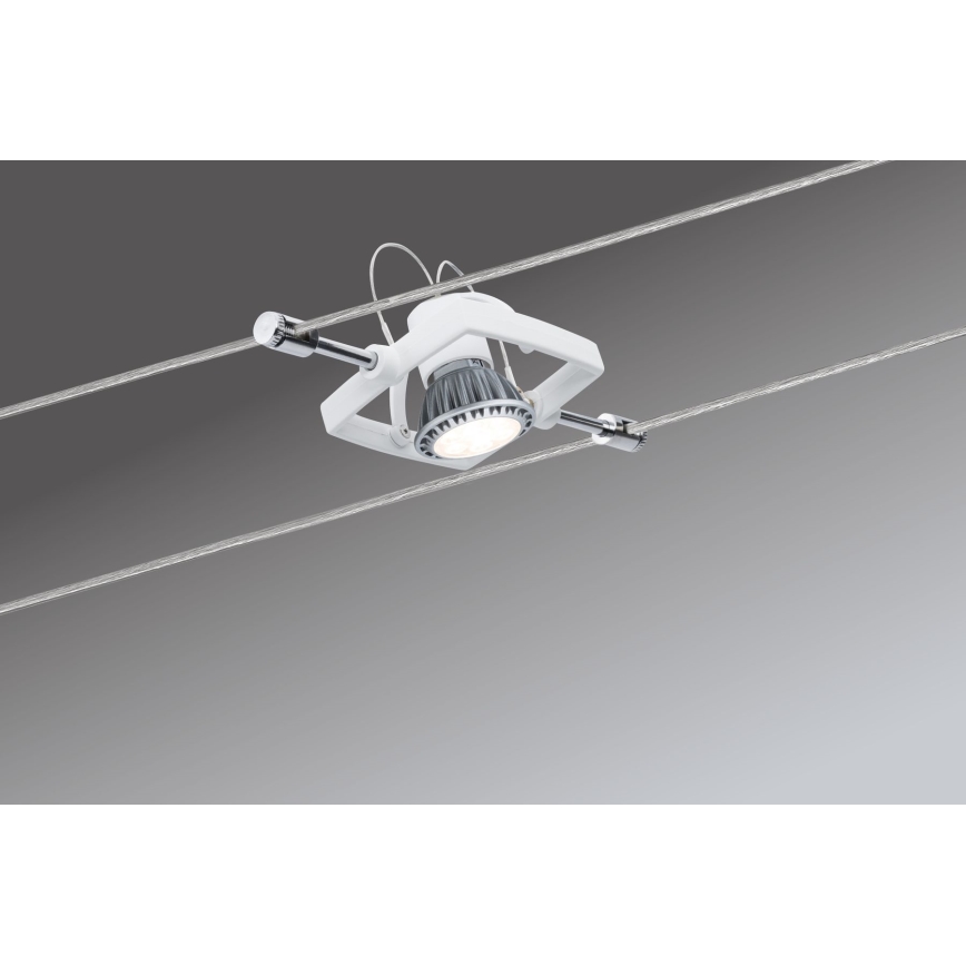 Paulmann 94134 - Conjunto 5x GU5,3/10W, sistema de cabos completo MAC 230V, branco