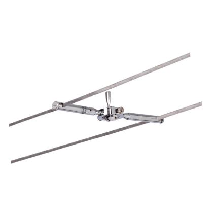 Paulmann 94147 - Spot TOGO para sistema de cabos 12V, 1x GU5.3/10W, cromo mate