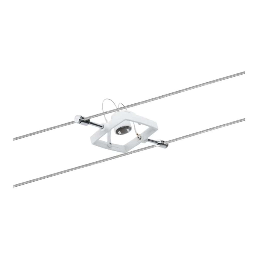 Paulmann 94149 - CONJUNTO 5xGU5,3/10W Luminária de spot para sistema de cabos TECH 230V branco