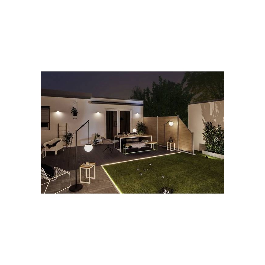 Paulmann 94246 - LED/1,2W IP44 Luminária solar exterior com sensor RYSE 3,7V 1800 mAh