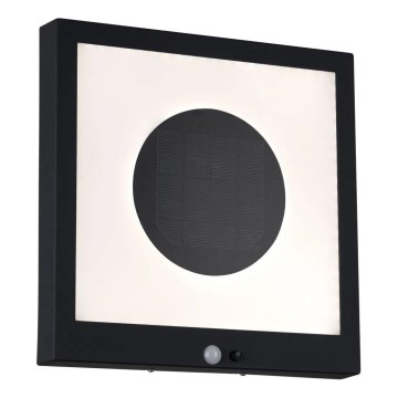 Paulmann 94263 - LED/1,2W IP44 Luminária de parede solar com sensor TAIJA 3,7V 1800 mAh