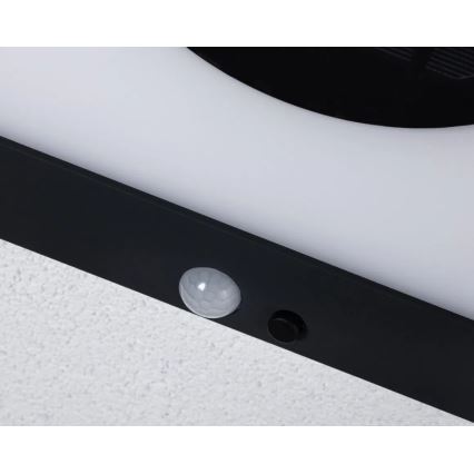 Paulmann 94263 - LED/1,2W IP44 Luminária de parede solar com sensor TAIJA 3,7V 1800 mAh