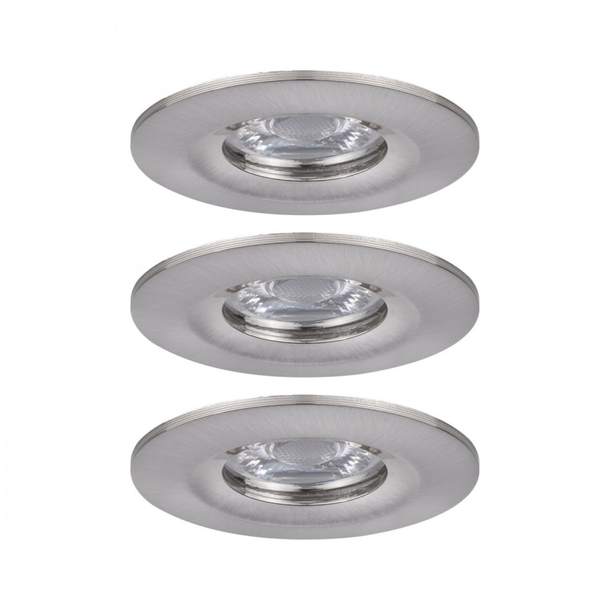 Paulmann 94301 - CONJUNTO 3x LED/4W IP44 Iluminação de encastrar para casa de banho NOVA 230V