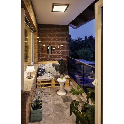 Paulmann 94309 - LED/0,8W IP44 Regulação solar candeeiro LILLESOL 3,7V 2000 mAh