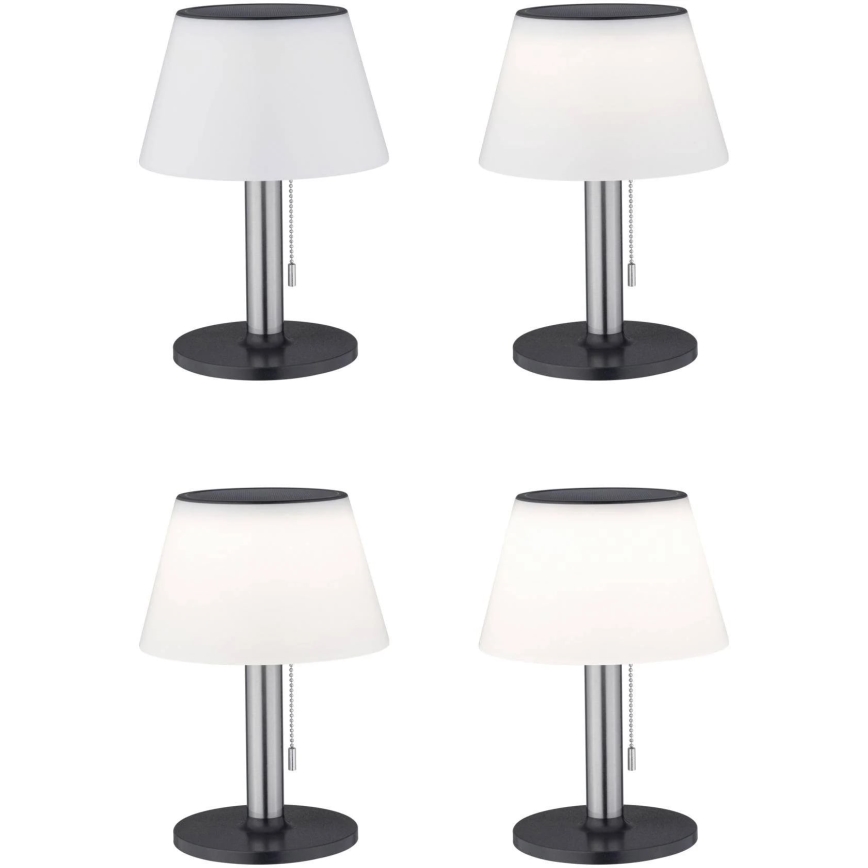 Paulmann 94309 - LED/0,8W IP44 Regulação solar candeeiro LILLESOL 3,7V 2000 mAh