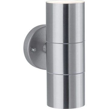 Paulmann 94331 - 2xGU10/10W IP44 Iluminação de parede exterior FLAME 230V
