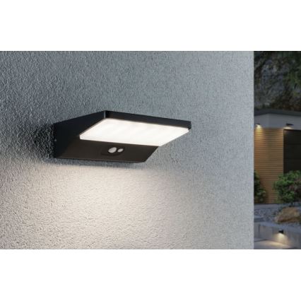 Paulmann 94333 - LED/7,4W IP44 Iluminação de parede exterior com sensor HOUSE 230V