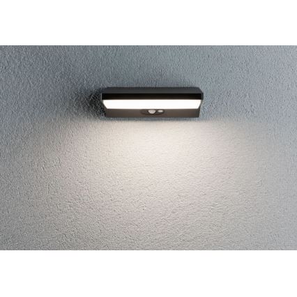 Paulmann 94333 - LED/7,4W IP44 Iluminação de parede exterior com sensor HOUSE 230V