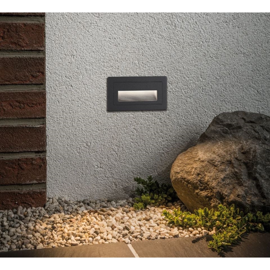 Paulmann 94383 - LED/4W IP44 Iluminação incorporada exterior LONG 230V