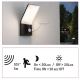 Paulmann 94402 - LED/10W IP44 Iluminação de parede exterior com sensor ADYA 230V