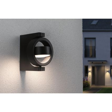 Paulmann 94406 - LED/8W IP44 Iluminação de parede exterior SWIVEA 230V