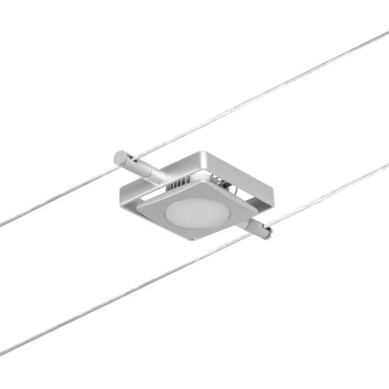 Paulmann 94420 - CONJUNTO 5xLED/4,5W Sistema de cabos completo MAC 230V cromo fosco