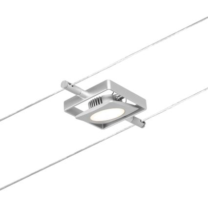 Paulmann 94420 - CONJUNTO 5xLED/4,5W Sistema de cabos completo MAC 230V cromo fosco