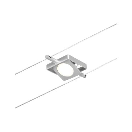 Paulmann 94420 - CONJUNTO 5xLED/4,5W Sistema de cabos completo MAC 230V cromo fosco