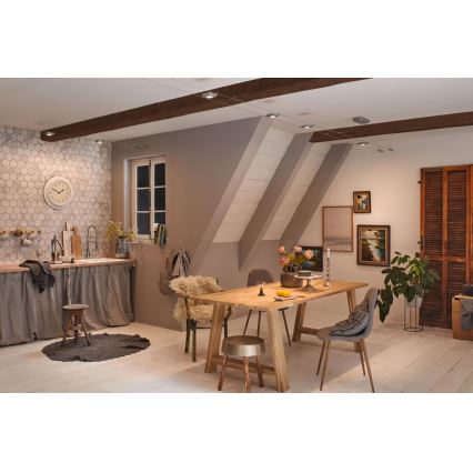 Paulmann 94420 - CONJUNTO 5xLED/4,5W Foco para sistema de cable MAC 230V cromo mate