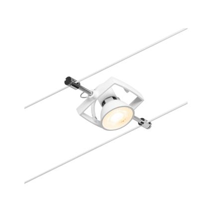 Paulmann 94432 - KIT 5xGU5,3/10W sistema completo de cabos MAC 230V branco