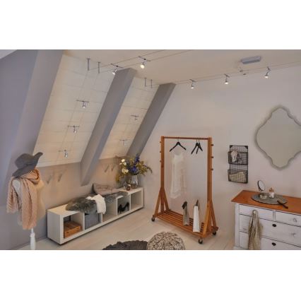 Paulmann 94443 - 1xGU5,3/10W Spot embutido para sistema de cabos SALT 12V cromo mate