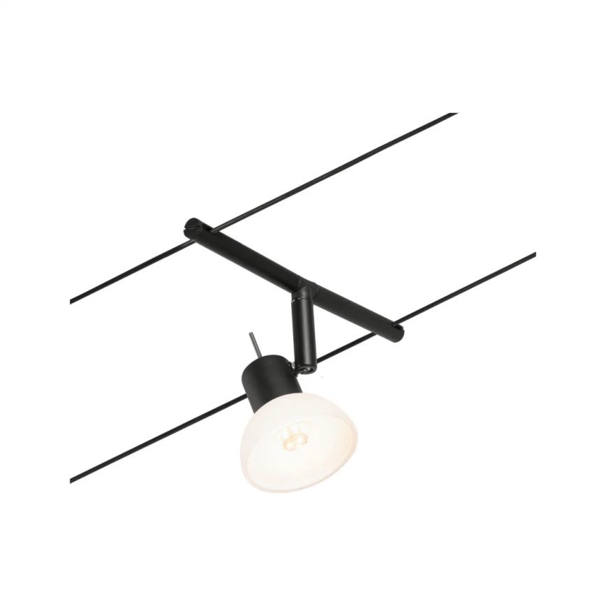 Paulmann 94450 - KIT 5xGU5,3/10W Sistema completo de cabos SHEELA 230V preto