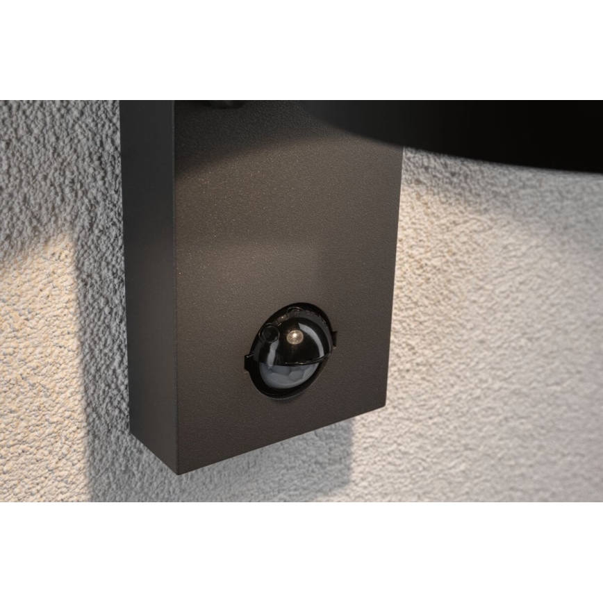 Paulmann 94453 - LED/6W IP44 Iluminação de parede exterior com sensor CAPEA 230V