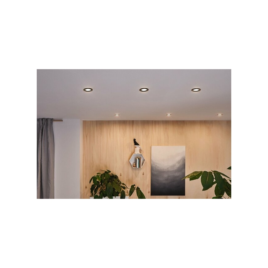 Paulmann 94471 - CONJUNTO 3xLED/6W IP23 Iluminação embutida de casa de banho NOVA 230V