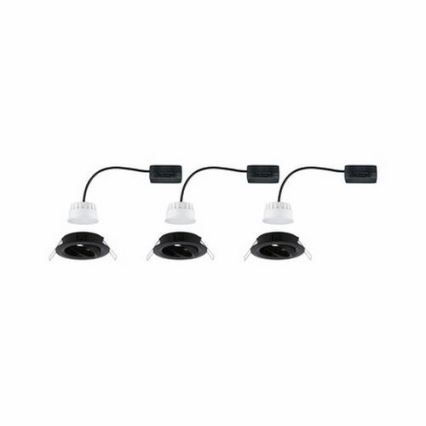Paulmann 94471 - CONJUNTO 3xLED/6W IP23 Iluminação embutida de casa de banho NOVA 230V