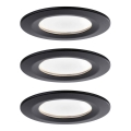 Paulmann 94473 - CONJUNTO 3xLED/6W IP44 Iluminação embutida de casa de banho NOVA 230V
